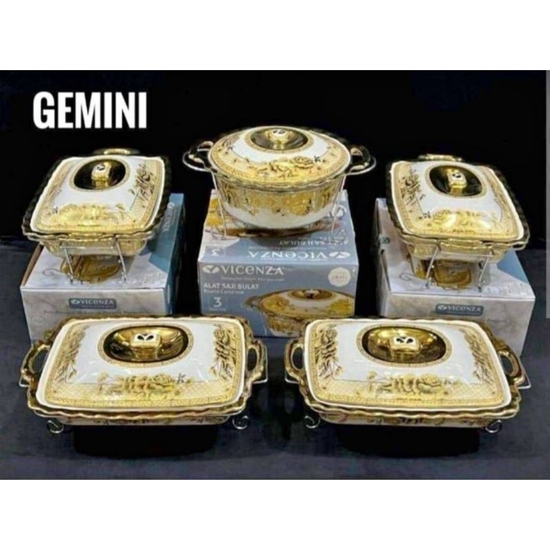 Prasmanan Set Wadah Saji Vicenza Gemini
