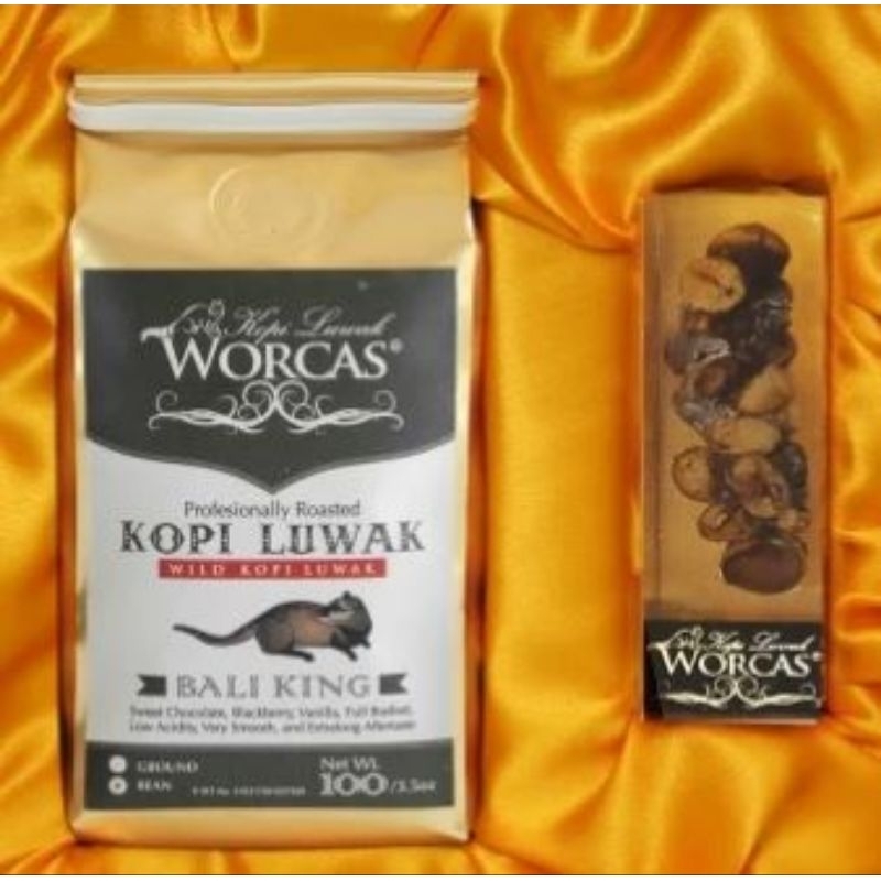 

kopi asli luwak liar bali king 1 box 100 gr