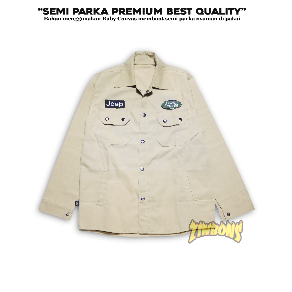 SEMI PARKA TEMA JEEP &amp; LAND ROVER JAKET PRIA BEST QUALITY