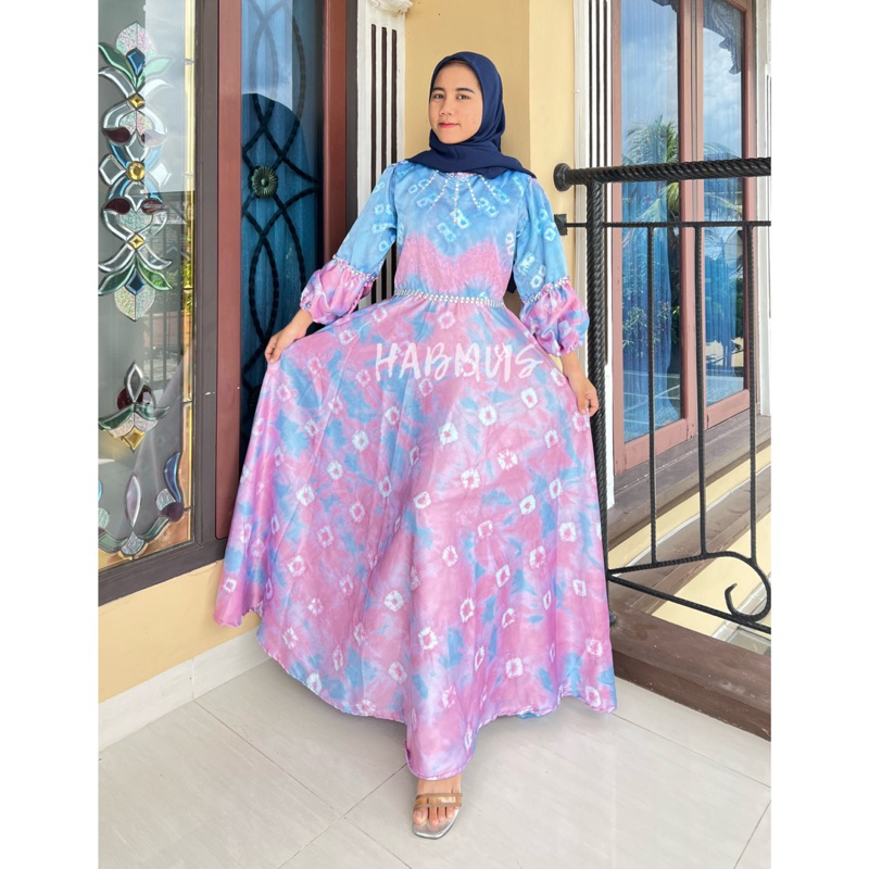 GAMIS JUMPUTAN PALEMBANG ASLI SUTRA SILK PECAH 8