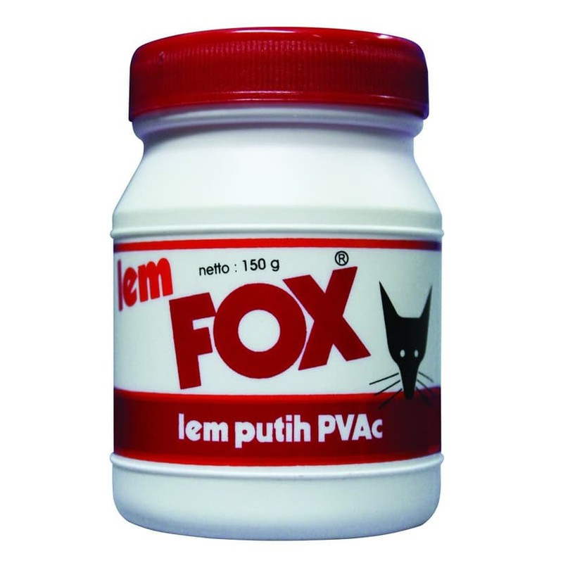 

Lem Fox PVAc Botol 150 gr | Lem Putih Serba Guna Terbaik
