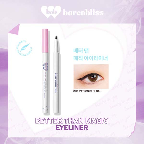 BNB Barenbliss Better Than Magic Eyeliner | WaterprooBNB Barenbliss Better Than Magic Eyeliner | Waterproof - Eyeliner Pensil- Tahan Lama - Hitam - Eye Linerf - Eyeliner Pensil- Tahan Lama - Hitam - Eye Liner