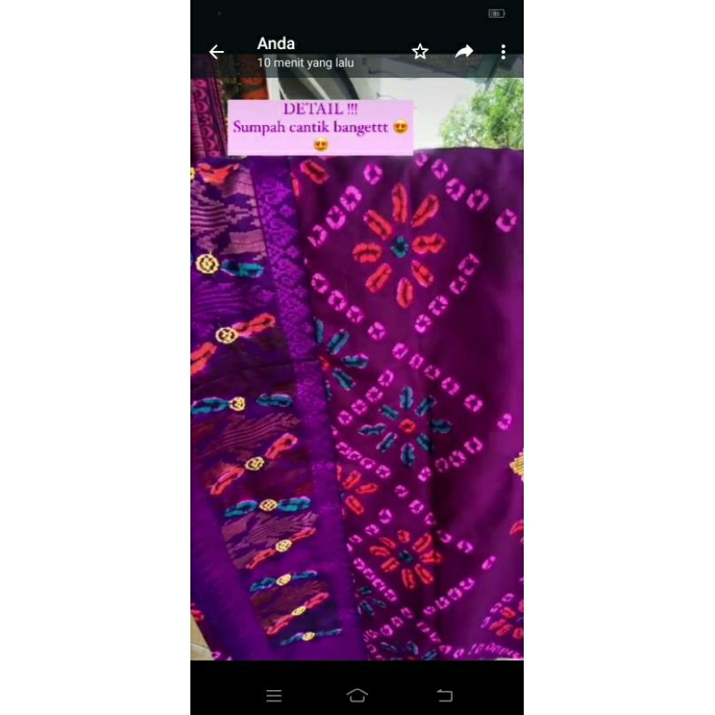 sutra jumputan tumpal kalianget singaraja buleleng asli