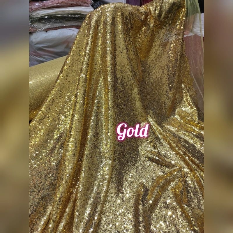 Kain sequin / Bahan  Squin Seribu Payet / Tile Payet Warna