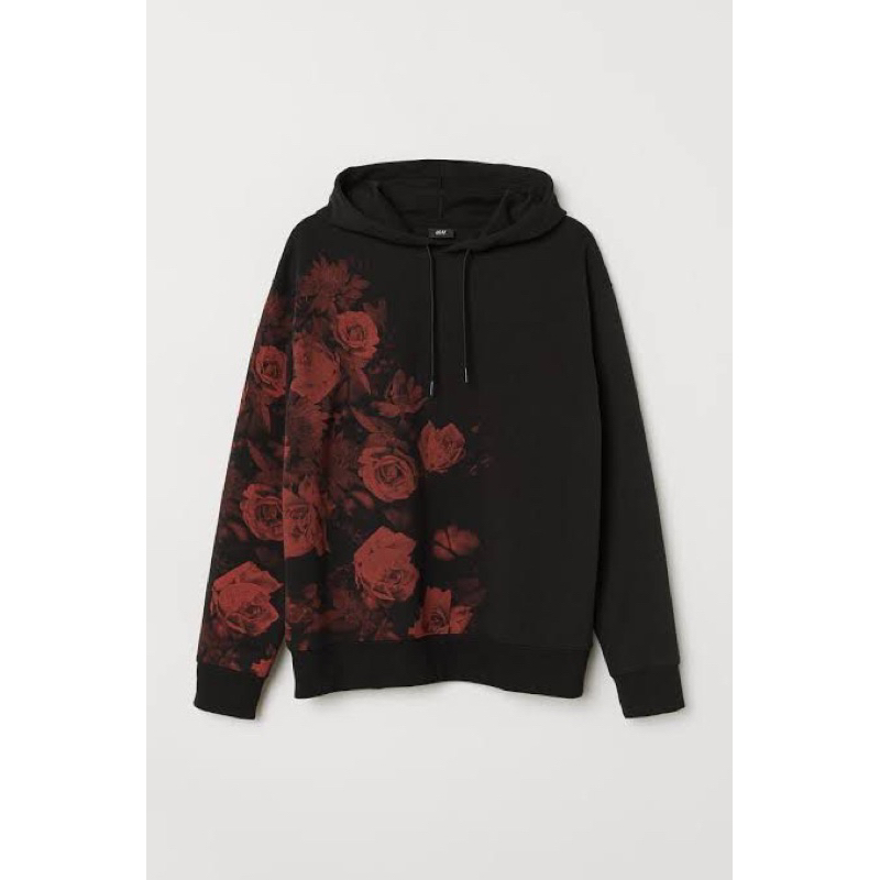 HOODIE HNM RED ROSE