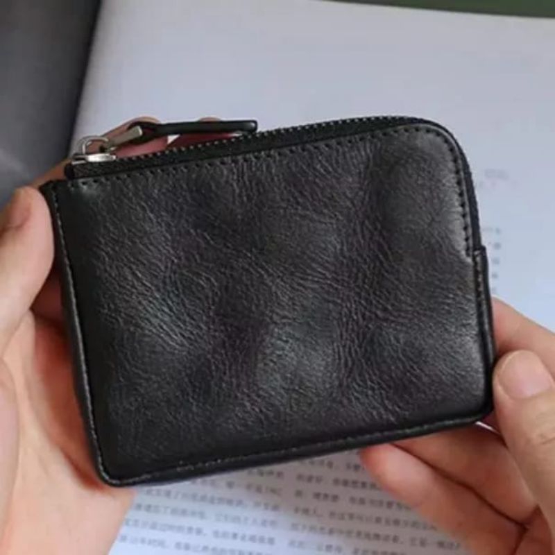 Dompet Kulit koin dompet kartu kulit asli dompet mini kulit tempat uang dan dompet kartu