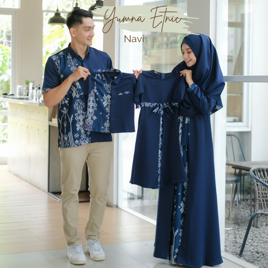 Baju Muslim Anak Perempuan Laki Laki Rafa Yumna Etnic