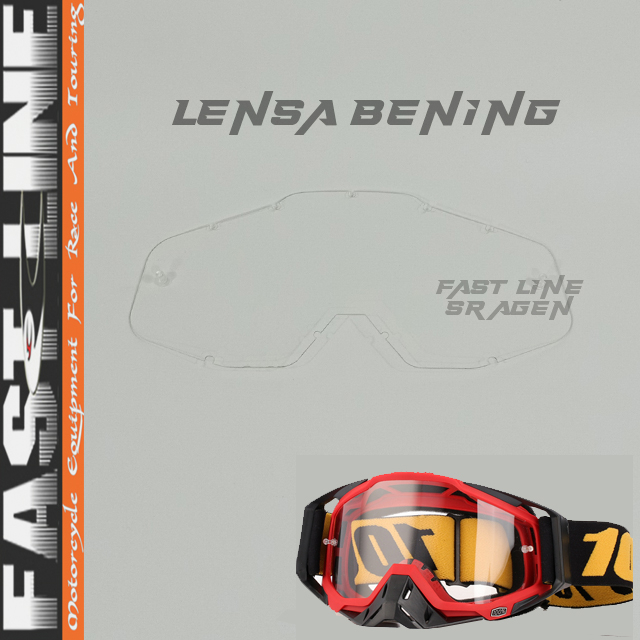 KACA LENSA GOGGLE 100% KACAMATA 100 PERCENT