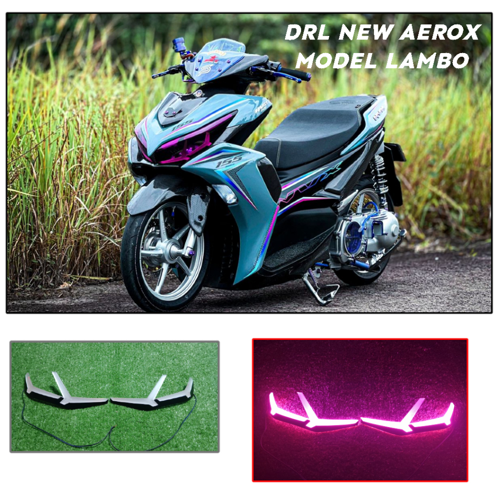 Lampu Frame DRL NEW AEROX MODEL LAMBO