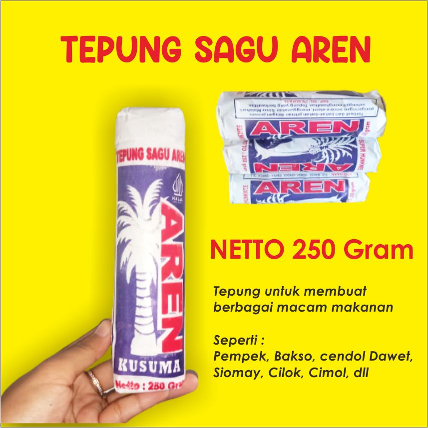 

Tepung Sagu Aren 250 Gram - Tepung Bakso