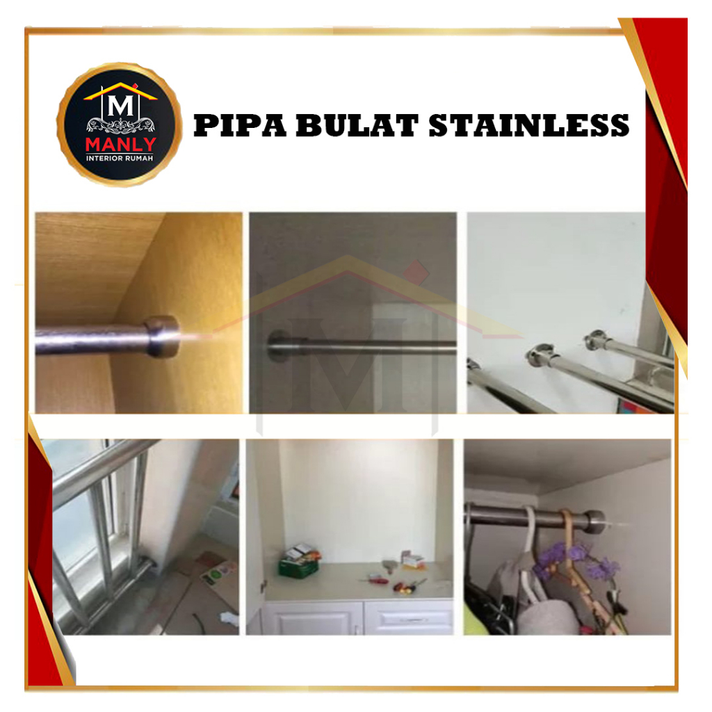 Pipa Stainless Steel / Pipa Bulat 1 inch (25mm)