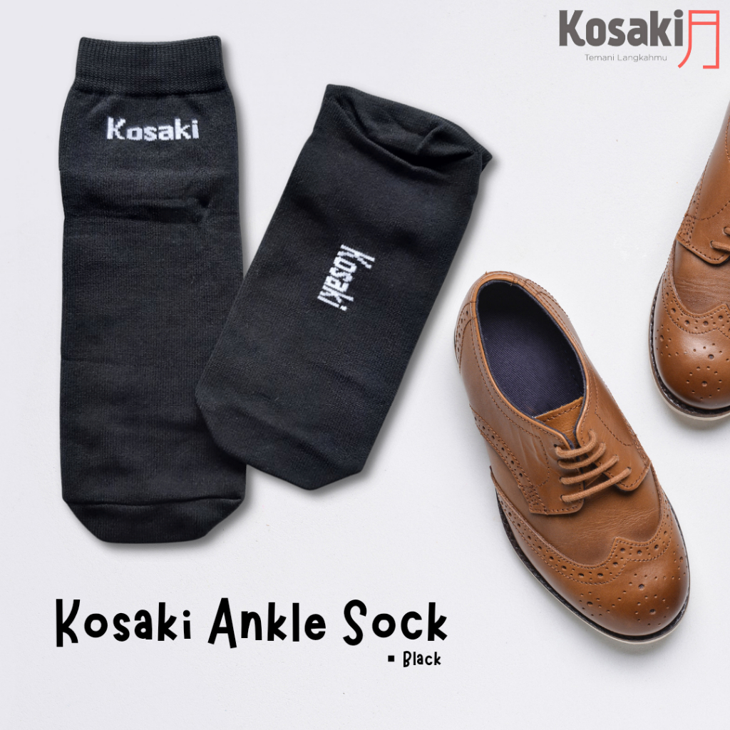 Kosaki ankle sock - koas kaki kosaki pria - kaos kaki kosaki setengah betis
