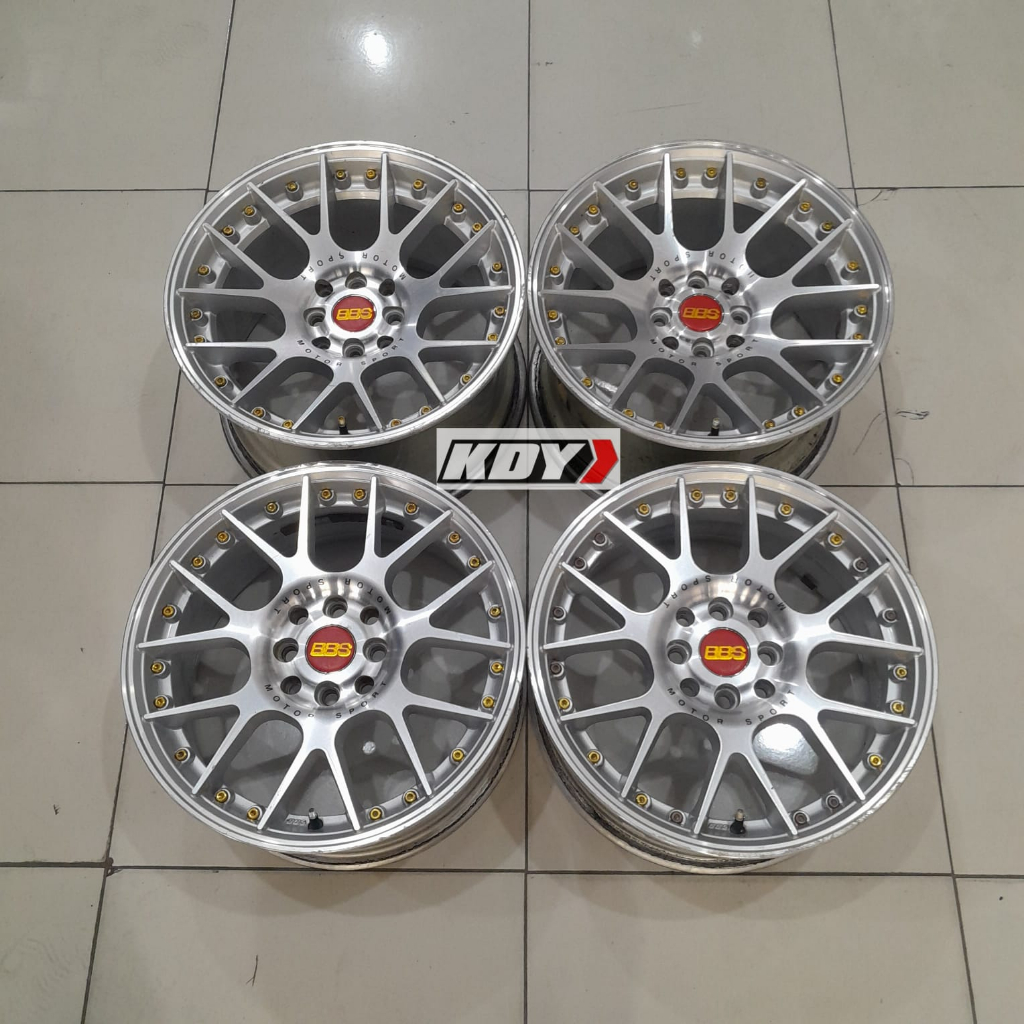 Pelek Racing Seken Bekas Mobil BBS Ring 16 Lebar Belang, Avanza, Livina, Rocky, Raize, Brio, Jazz