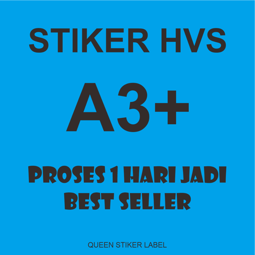 

CETAK STIKER HVS A3+/STIKER BISA DI TULIS PULPEN/PRINT + KISSCUT