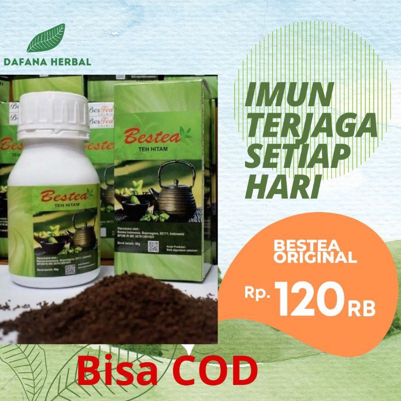 

BESTEA TEH HITAM HERBAL KOLESTEROL ASAM URAT DARAH TINGGI 80 GR