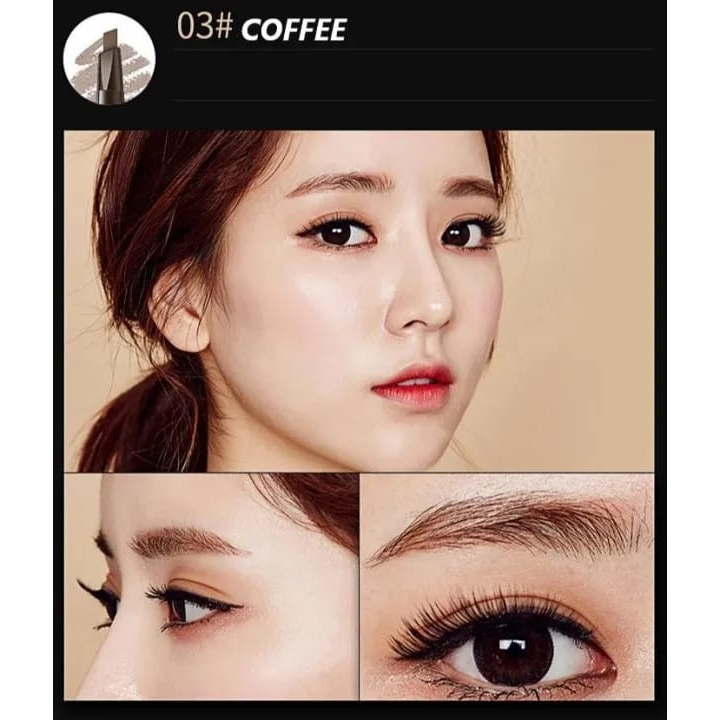 LAMEILA Lamailai 783 6 Colors Double Heads Waterproof Lasting Eyebrow