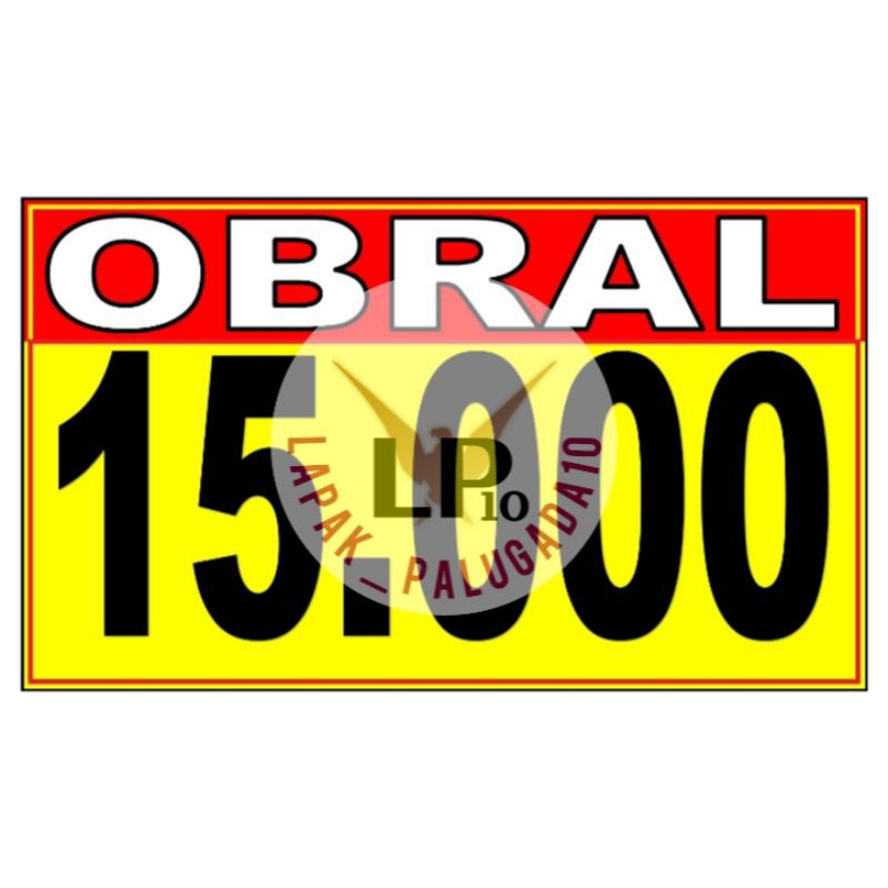 

karton display harga obral 15000 bahan tebal