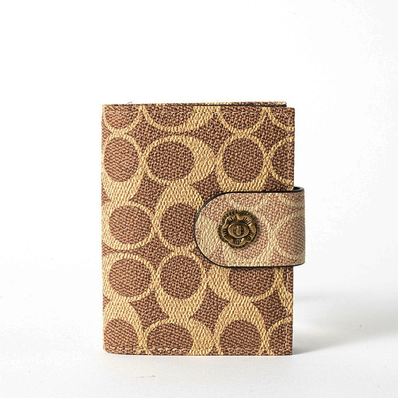 DOMPET KARTU WANITA CARD HOLDER IMPORT KULIT COKLAT CLARANA KECIL WA728B7 SLOT KARTU KOIN KOREA MINI CEWEK PREMIUM SIMPLE BATAM KEKINIAN MURAH REMAJA LUCU TERBARU BRANDED