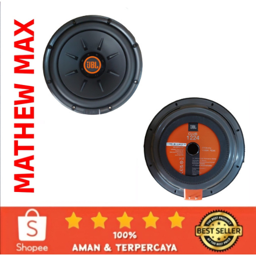 SUBWOOFER AUDIOMOBIL JBL CLUB-1224 12 INCH JBL byHARMAN KARDON ORI JBL