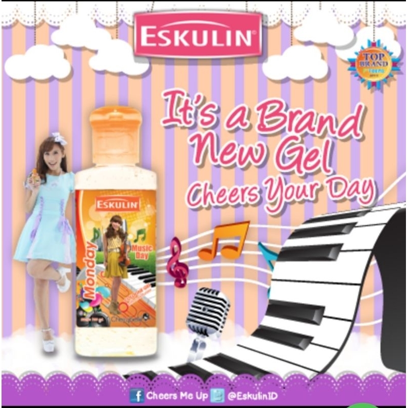 Eskulin Cologne Gel 100ml (Harga Promo &amp; glosiran)