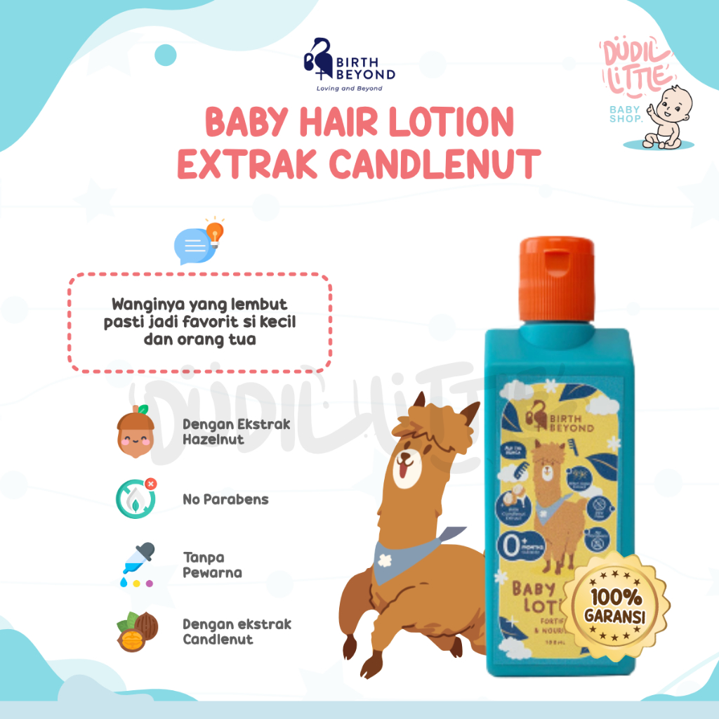 Birth Beyond Baby Hair Lotion ekstract candlenut 100 ML