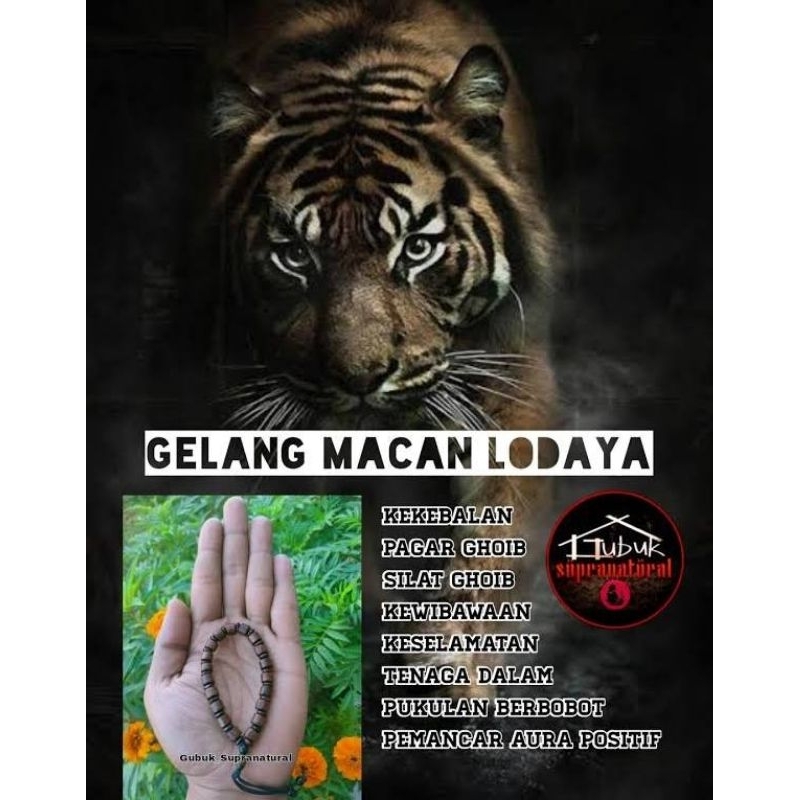 

gelang laduni jalak halimun macan lodaya.. utk kewibawaan, tebar pesona dan di cintai byk orang. disegani