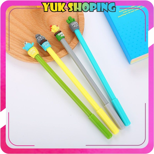 

✧YUKSHOPING✧ Pena Karakter Kaktus Pulpen Cactus Karakter Lucu Warna Warni Bolpen Cute Tinta Gel Alat Tulis Kantor Sekolah Murah Import S077