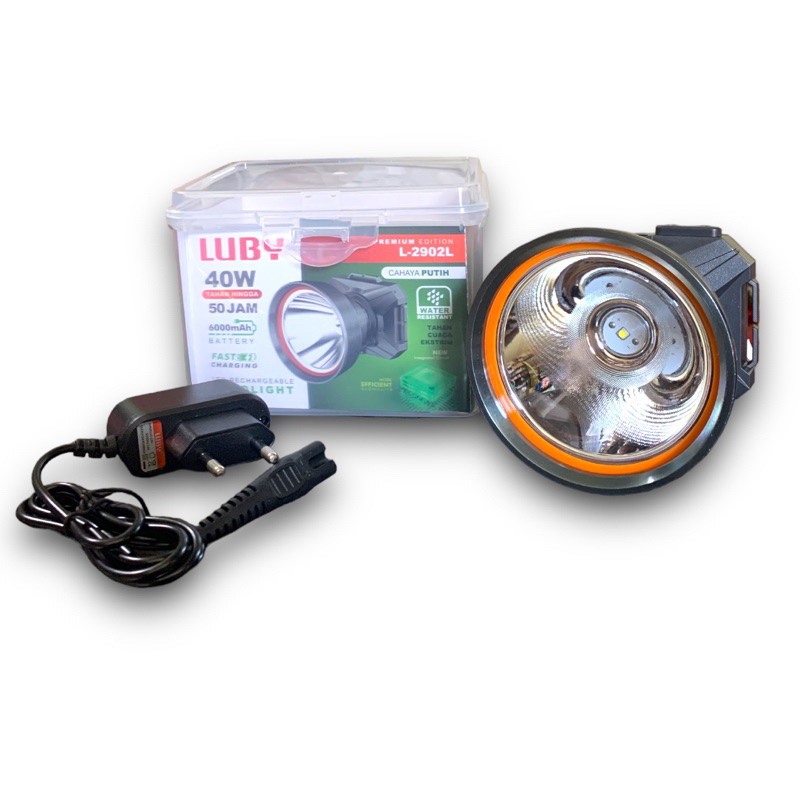 Senter Kepala / Headlamp 40 Watt Luby L-2902L