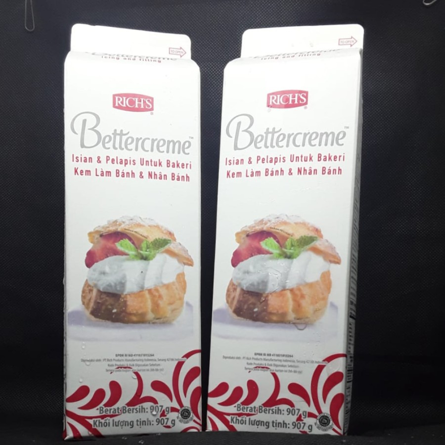

RICH BETTER CREAM / TOPPING CAKE 907GR