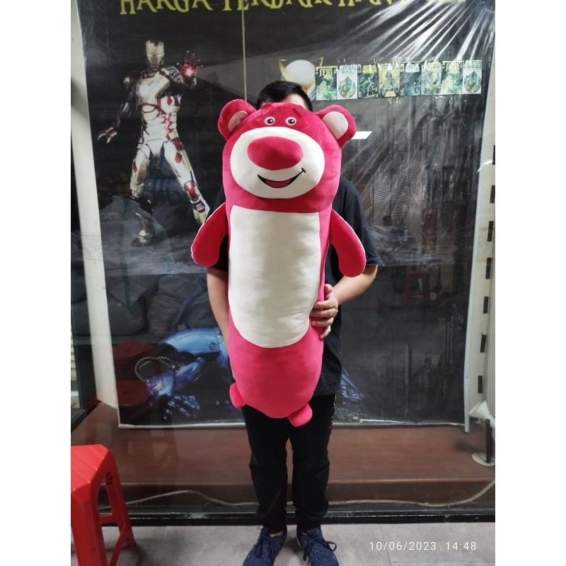 Guling Boneka Beruang Lotso Ukuran Jumbo 100cm
