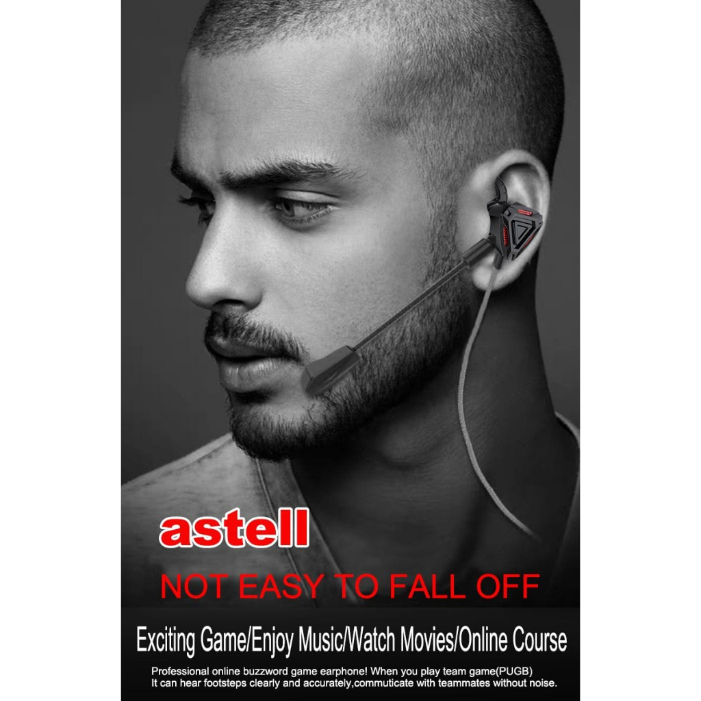 Headset Earphone Gaming Astell AT-90 FOR MOBILE LEGANT PUBG