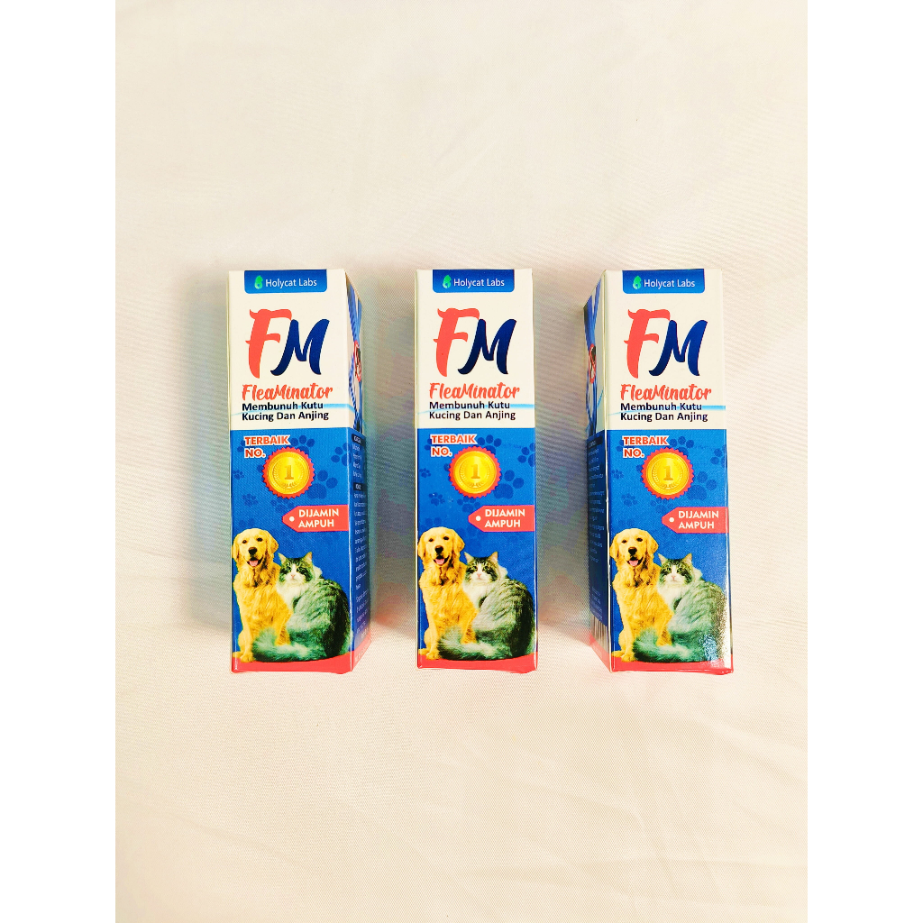 FM FleaMinator Flea Minator 20 ML Obat Kutu Kucing Dan Anjing