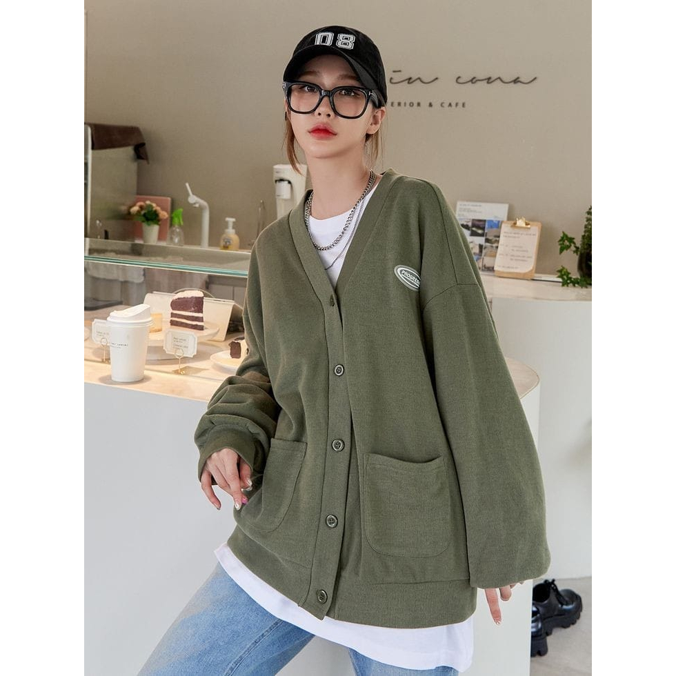 Sweater Cardigan PROGRESS Cardy Wanita Cardie Terbaru Korean Stlye