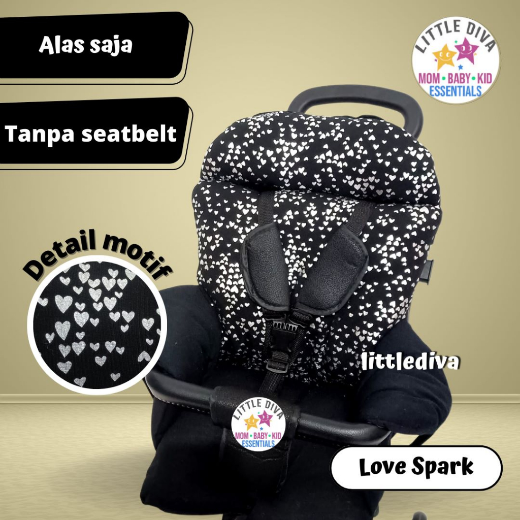 KAOS LOVE SPARK Egg 40 Alas Stroller Rider LW 116 Family Traveller / TANPA TALI SEATBELT Bordir gambar / Extra Front baby elle rider pmb exotic lw 003 lw003 lw116 116 Sepeda Iora Bebehoo gen 2 PMB Aviator labeille city