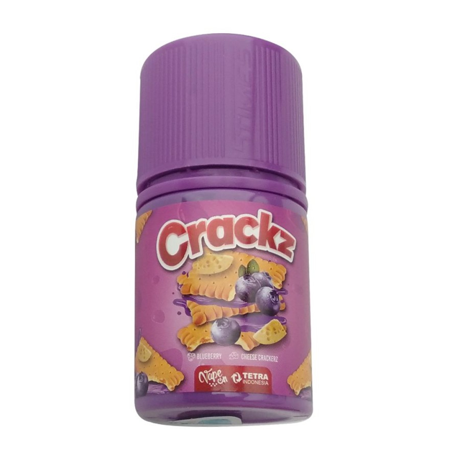 Crackz V6 Blueberry Cheese Crackers 60ML by Tetra Indonesia x Vape On