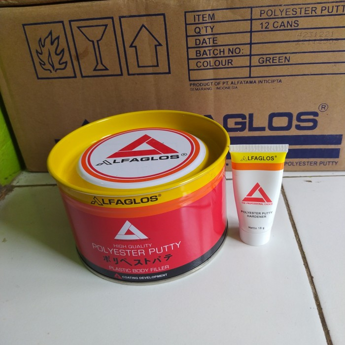 Dempul Alfaglos 1Kg dempul mobil dempul besi dempul plastik dempul mobil mewah