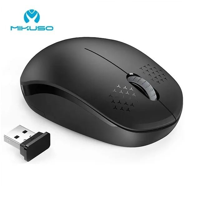 MIKUSO MOS-W080 Mouse Wireless USB 1200DPI 2.4Ghz Office Computer