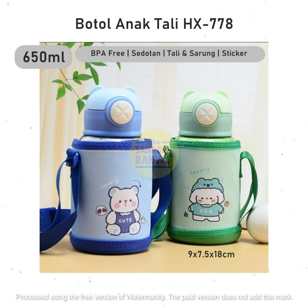 Botol Anak Tali Sarung/Lovely Bottle HX-778 650ml