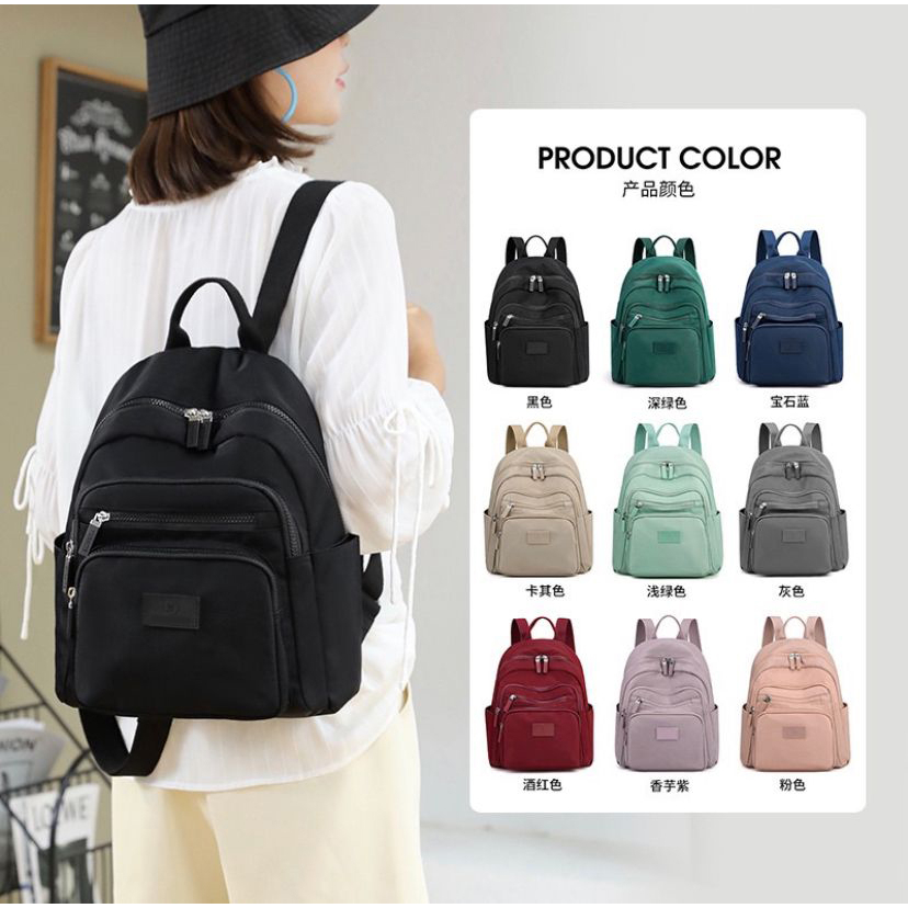 Tas Wanita Ransel Fashion Korea Tas Ransel Kanvas Import Tas Punggung Wanita Trendy Waterproof