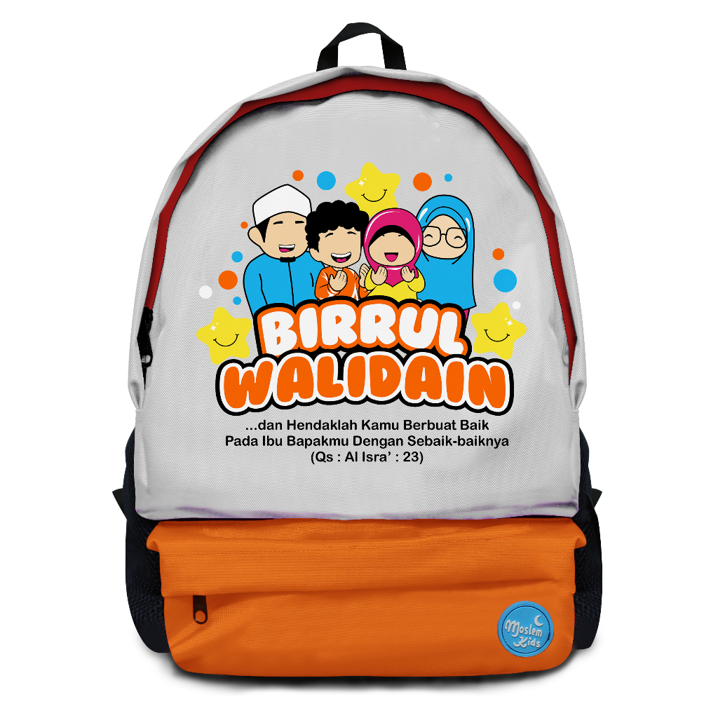 Tas Anak Muslim Birrul Walidain Bahan Nylon Cordura