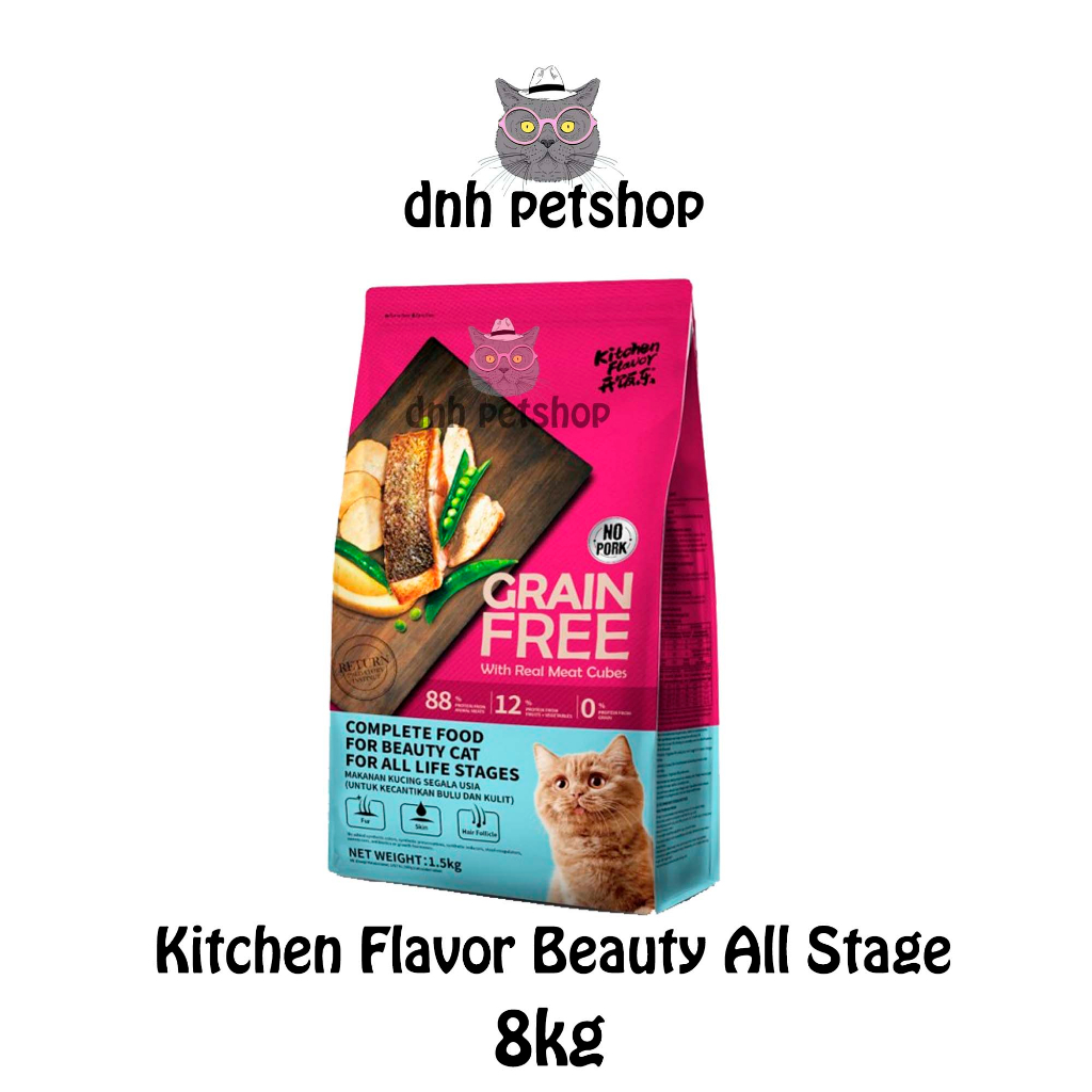 Kitchen Flavor Beauty All Stages 8kg Makanan kucing