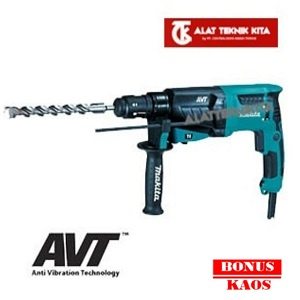 MAKITA HR2631F mesin bor beton dinding HR 2631 F rotary hammer 3 mode