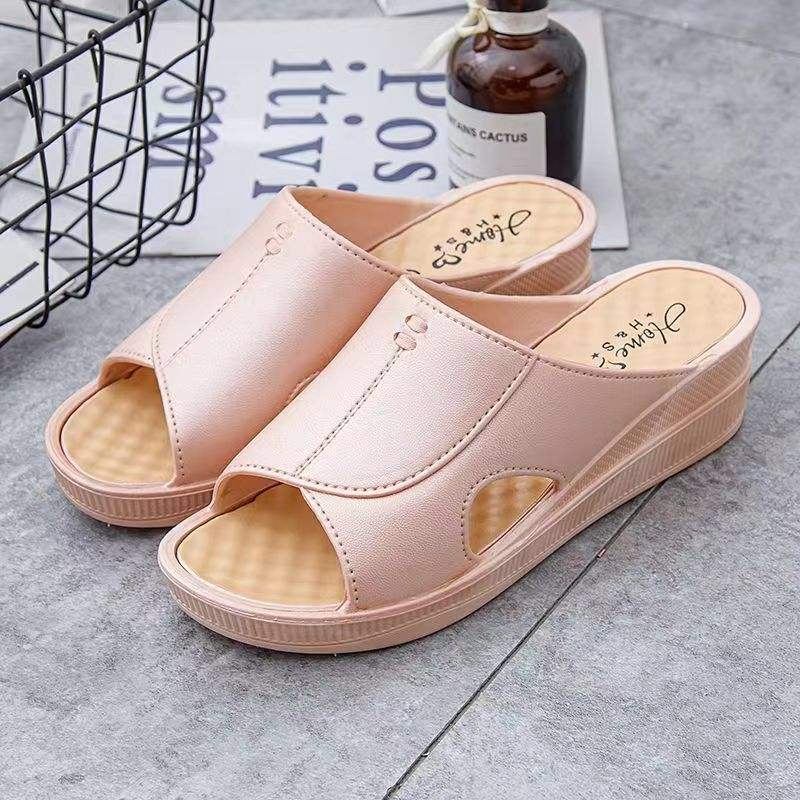 GROSIRTAS TG1744 Sandal Wedges Wanita Casual Import HS/ Sandal Slop Wedges Wanita