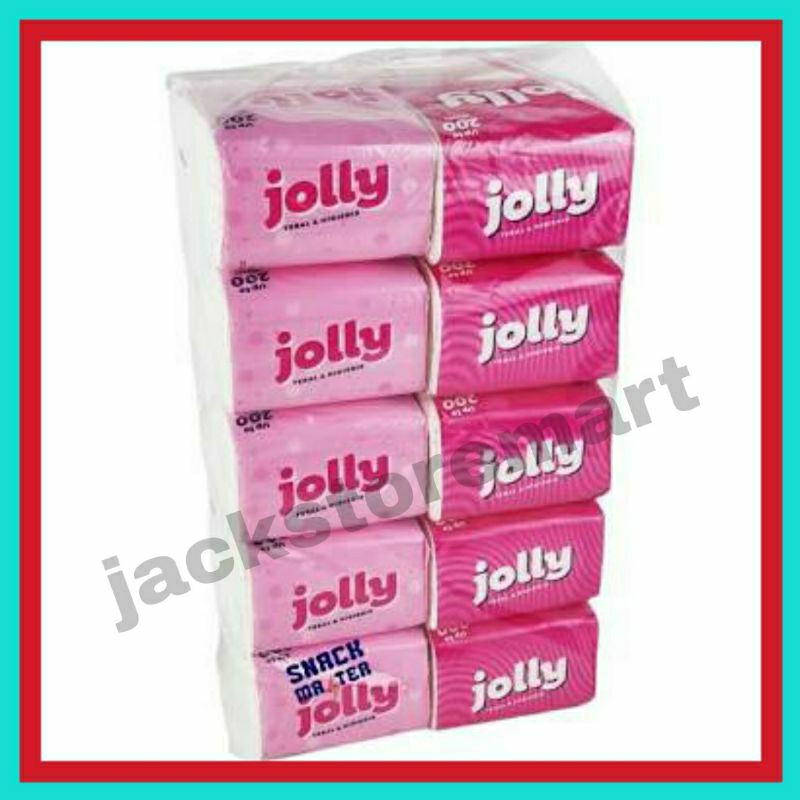 

PAKET HEMAT TISU JOLLY POP UP 10 PCS 200 SHEET 2 PLY