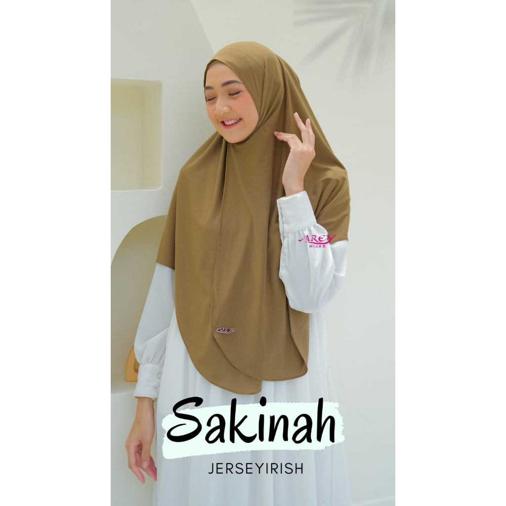 405 BERGO SAKINAH ORI AREY HIJAB || JILBAB INSTAN POLOS NON PET