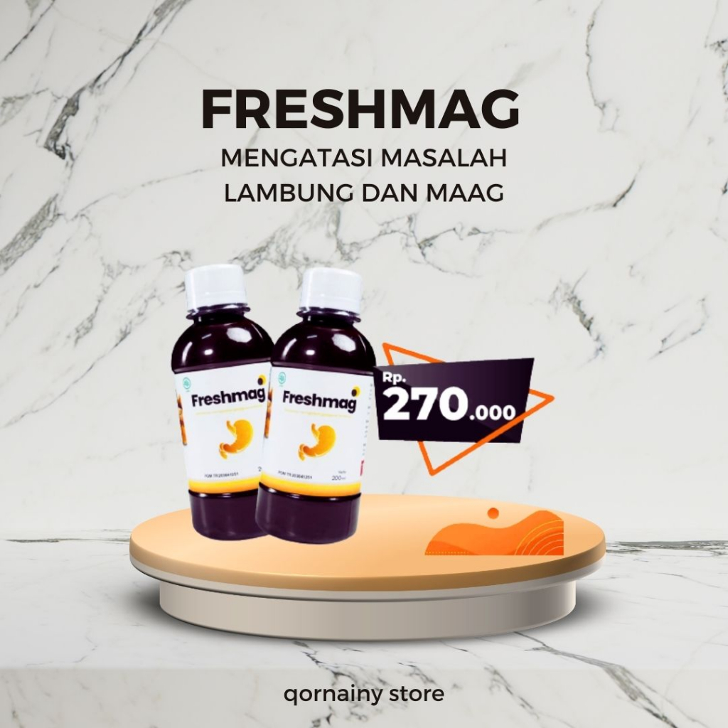 

PAKET HEMAT 2 BOTOL FRESHMAG HERBAL SOLUSI MASALAH MAGH, ASAM LAMBUNG