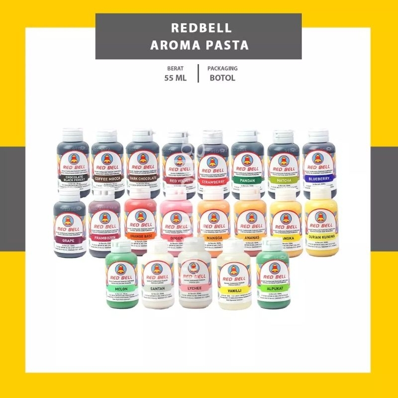 

Red Bell / redbell pasta makanan aneka rasa 55ml