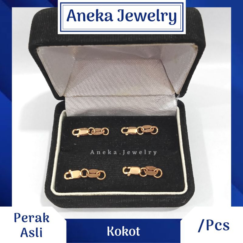 Kokot Lobster, Perak 925, Lapis Emas Rosegold