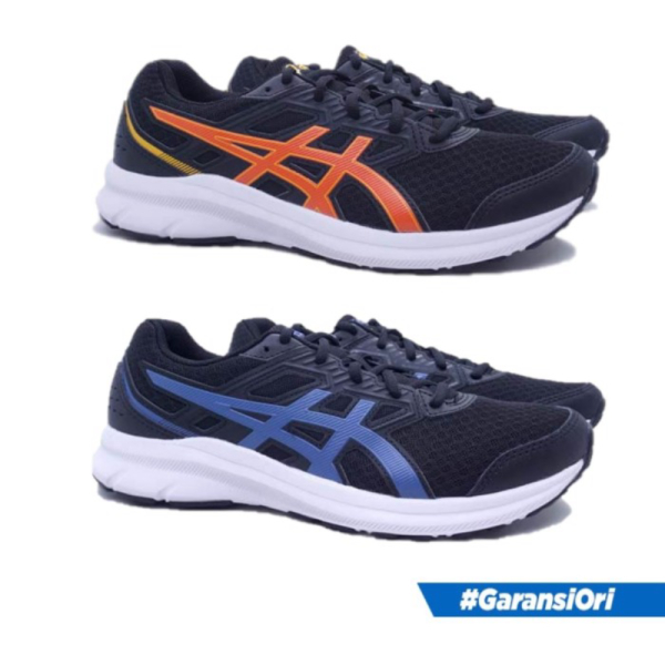 {MixaStore} Sepatu Running Asics JOLT 3 1011B034 NEW Original - Black/Azure 42 Berkualitas