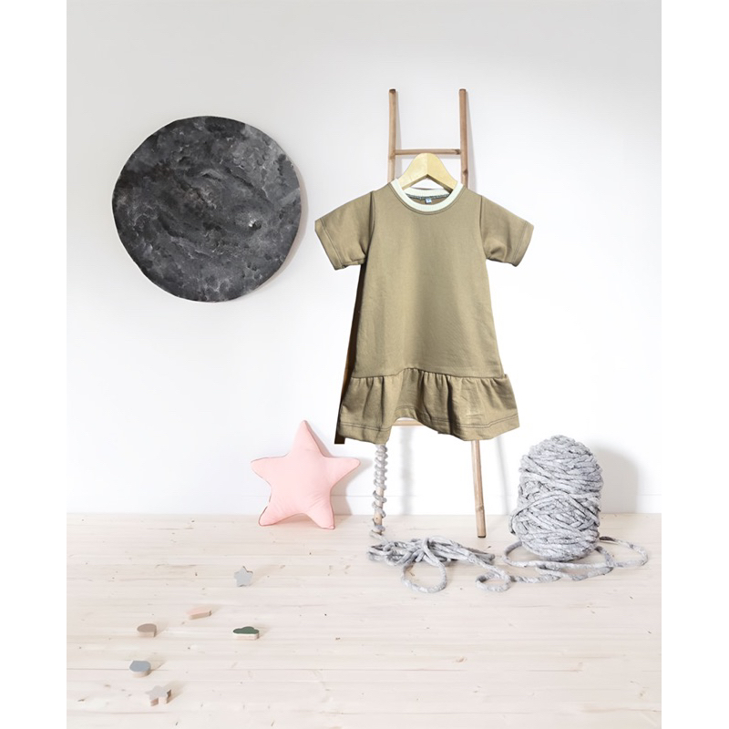 Baju anak perempuan POLOS dress anak perempuan basic